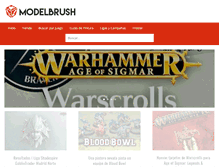 Tablet Screenshot of modelbrush.com